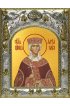Икона Александра Романова, 14x18 в серебряном окладе, арт вк-4565