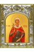 Икона Анисия Солунская, 14x18 в серебряном окладе, арт вк-4567