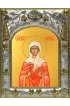 Икона Анисия Солунская, 14x18 в серебряном окладе, арт вк-4568