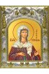 Икона Анна Готфская, 14x18 в серебряном окладе, арт вк-4570