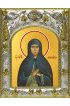 Икона Афанасия Эгинская, 14x18 в серебряном окладе, арт вк-4581