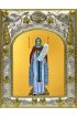 Икона Афанасия Эгинская, 14x18 в серебряном окладе, арт вк-4582