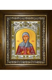 Икона Агапия Аквилейская, 14x18 см, в деревянном киоте 20х24 см, арт вк-4590