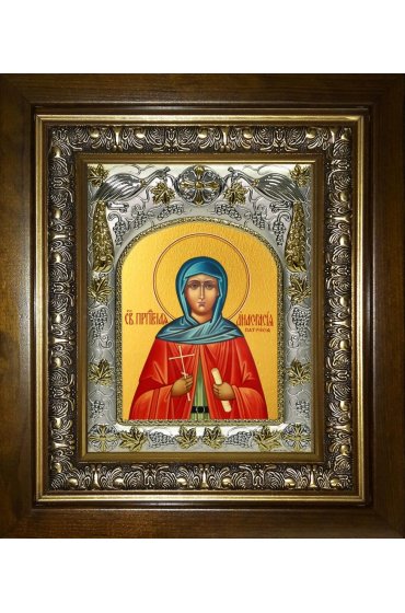 Икона Анастасия Патрикия, 14x18 см, в деревянном киоте 20х24 см, арт вк-4597