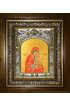 Икона Анна, мать Пресвятой Богородицы, 14x18 см, в деревянном киоте 20х24 см, арт вк-4606