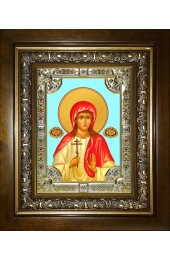 Икона Алла Готфская, 18x24 см, со стразами, в деревянном киоте, арт вк-4618