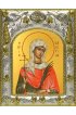 Икона Валентина Кесарийская, 14x18 в серебряном окладе, арт вк-4621