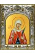 Икона Валентина Кесарийская, 14x18 в серебряном окладе, арт вк-4622
