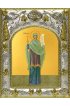 Икона Виринея (Вероника) Едесская, 14x18 в серебряном окладе, арт вк-4633