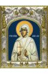 Икона Домна Никомидийская, 14x18 в серебряном окладе, арт вк-4639