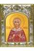 Икона Домника (Домнина) Аназаровская, 14x18 в серебряном окладе, арт вк-4640