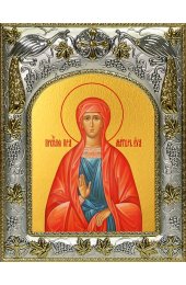 Икона Ева праматерь, 14x18 в серебряном окладе, арт вк-4641