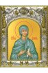 Икона Есия мученица, 14x18 в серебряном окладе, арт вк-4647