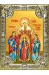 Икона Вера, Надежда, Любовь и их матерь София 18 х 24 со стразами, арт вк-4652