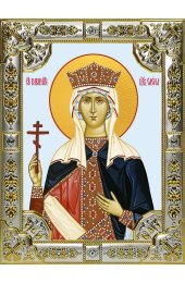 Икона Елена равноапостольная 18 х 24 со стразами, арт вк-4662