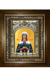 Икона Глафира Амасийская, 14x18 см, в деревянном киоте 20х24 см, арт вк-4682