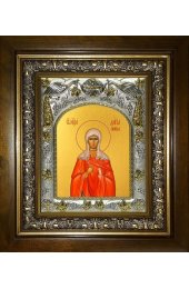 Икона Дария Римская, 14x18 см, в деревянном киоте 20х24 см, арт вк-4684
