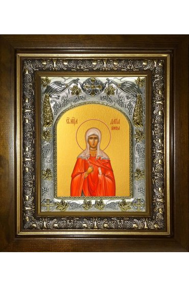 Икона Дария Римская, 14x18 см, в деревянном киоте 20х24 см, арт вк-4684