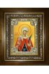 Икона Валентина Кесарийская, 18x24 см, со стразами, в деревянном киоте, арт вк-4694