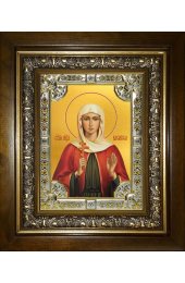 Икона Василисса Никомидийская, 18x24 см, со стразами, в деревянном киоте, арт вк-4695
