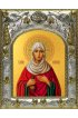 Икона Иоанна Мироносица, 14x18 в серебряном окладе, арт вк-4714
