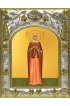 Икона Ирина Константинопольская, 14x18 в серебряном окладе, арт вк-4718