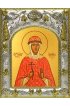 Икона Иулиания Вяземская, 14x18 в серебряном окладе, арт вк-4722