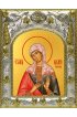 Икона Калиса Коринфская, 14x18 в серебряном окладе, арт вк-4729