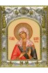 Икона Калиса Коринфская, 14x18 в серебряном окладе, арт вк-4730
