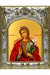 Икона Мирослава Константинопольская, 14x18 в серебряном окладе, арт вк-4759