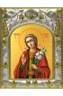 Икона Мирослава Константинопольская, 14x18 в серебряном окладе, арт вк-4760