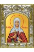 Икона Наталия (Наталья) Никомидийская, 14x18 в серебряном окладе, арт вк-4761