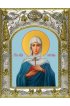 Икона Наталия (Наталья) Никомидийская, 14x18 в серебряном окладе, арт вк-4762