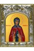 Икона Пелагия Антиохийская, 14x18 в серебряном окладе, арт вк-4768