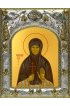 Икона Пелагия Тестова, 14x18 в серебряном окладе, арт вк-4771