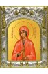 Икона Саломия Мироносица, 14x18 в серебряном окладе, арт вк-4777