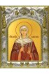 Икона Севастиана Гераклейская, 14x18 в серебряном окладе, арт вк-4781