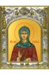 Икона София Суздальская, 14x18 в серебряном окладе, арт вк-4786