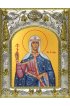 Икона Тавифа Иоппийская, 14x18 в серебряном окладе, арт вк-4789