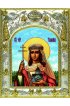Икона Тамара благоверная царица, 14x18 в серебряном окладе, арт вк-4791