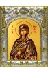 Икона Фомаида Александрийская (Египетская), 14x18 в серебряном окладе, арт вк-4795