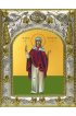 Икона Харитина Киликийская, 14x18 в серебряном окладе, арт вк-4798