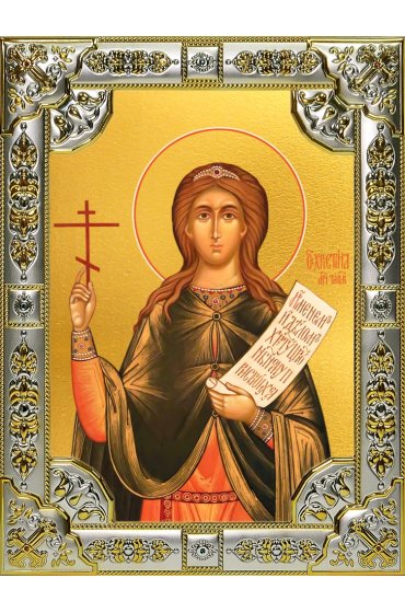 Икона Христина Тирская 18 х 24 со стразами, арт вк-4808