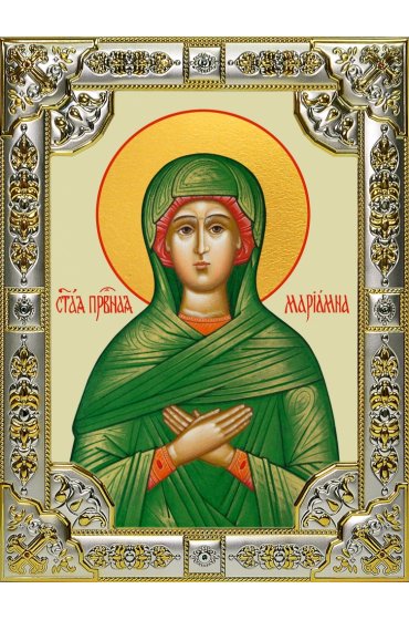 Икона Мариамна праведная 18 х 24 со стразами, арт вк-4810