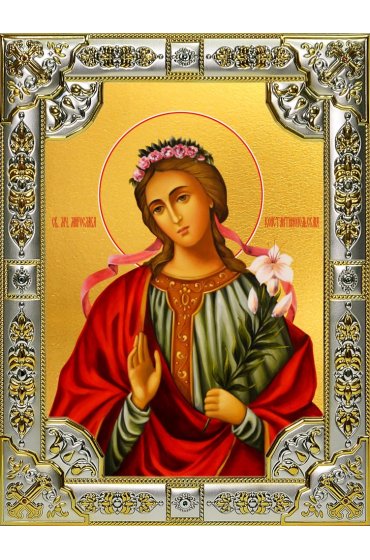 Икона Мирослава Константинопольская 18 х 24 со стразами, арт вк-4817