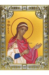 Икона Надежда мученица 18 х 24 со стразами, арт вк-4818