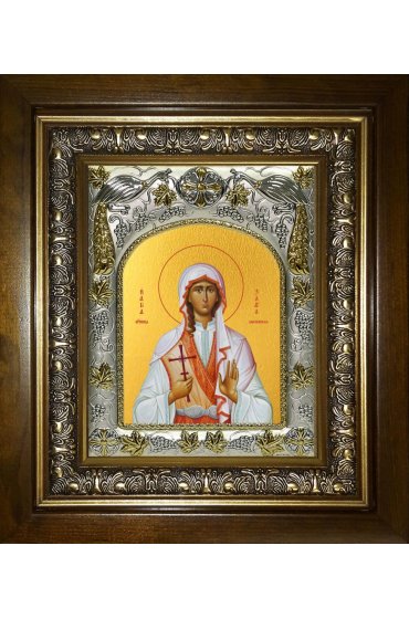Икона Злата мученица, 14x18 см, в деревянном киоте 20х24 см, арт вк-4836 Икона Злата мученица, 14x18 см, в деревянном киоте 20х24 см, арт вк-4836