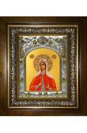 Икона Илария Римская, 14x18 см, в деревянном киоте 20х24 см, арт вк-4837