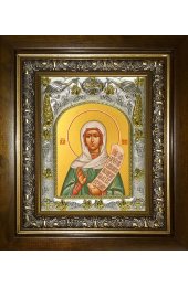 Икона Иуния (Юния) мученица, 14x18 см, в деревянном киоте 20х24 см, арт вк-4852