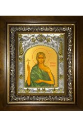 Икона Мария Египетская, 14x18 см, в деревянном киоте 20х24 см, арт вк-4872